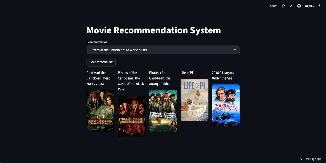 Movie Recommendation System